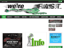Tablet Screenshot of flambeauswim.com